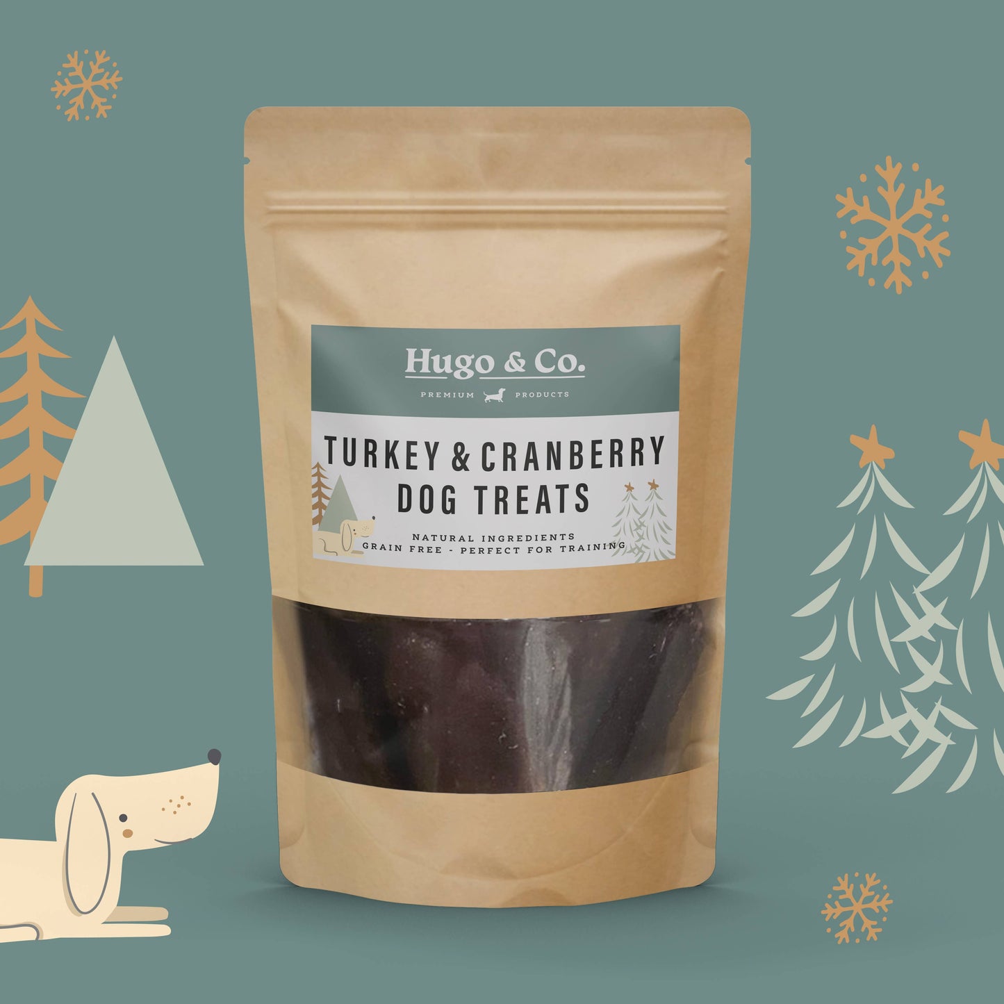 Christmas Turkey & Cranberry Dog Treats