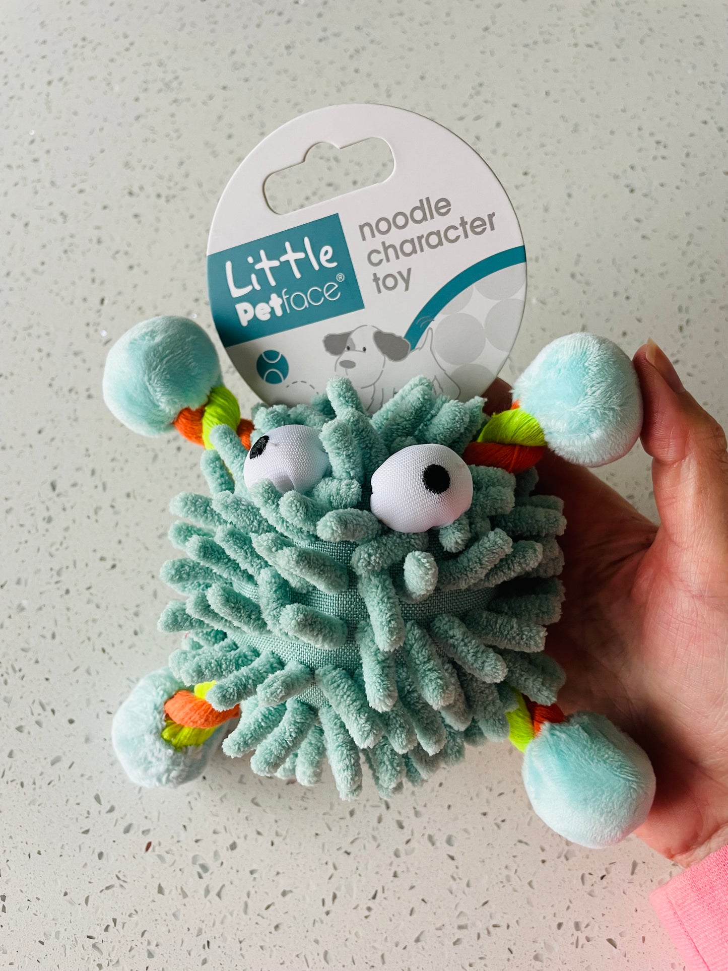 Little Petface - Noodle Character Plush & Rope Dog Toy